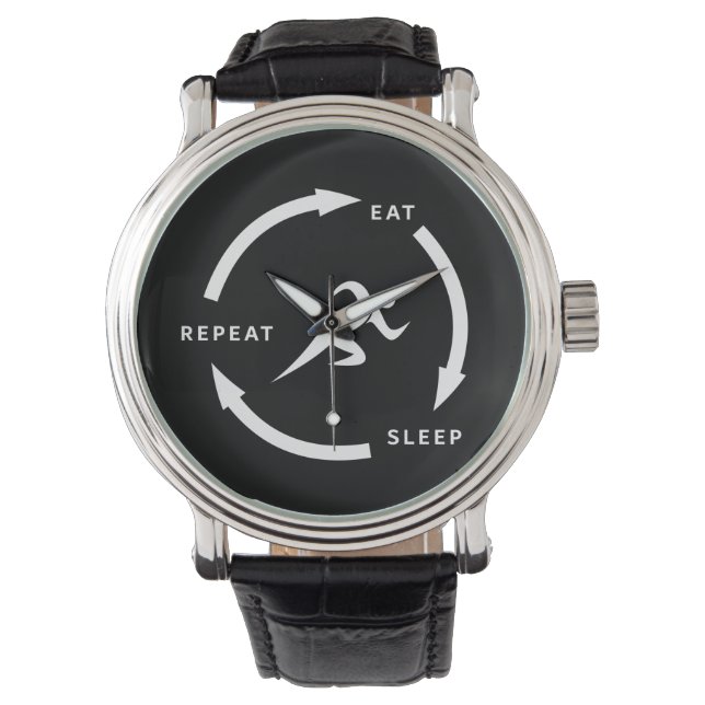 Montre Piste Et Champ Mangez Le Sommeil Répétez Le Ventil (devant)