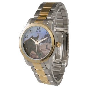 Montre pittoresque équerre portrait châtaigne jument ch