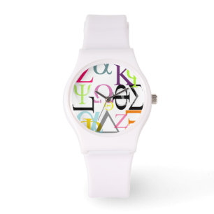 Montre PixDezines alphabets grecs