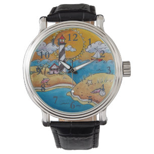 Montre Plage d'été amusant soleil bord de mer côte