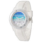 Plage tropicale avec mer turquoise