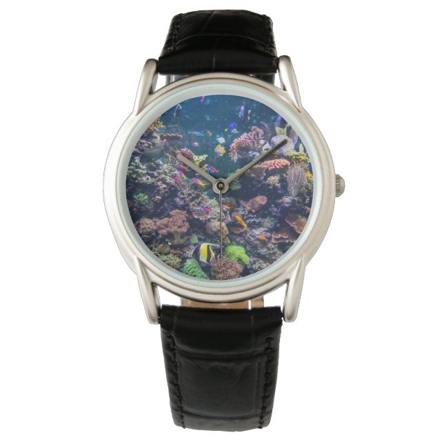 Montre Plages tropicales | Corail sous-marin Reef (devant)