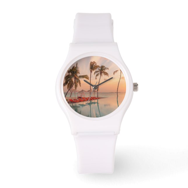 Montre Plages tropicales | Maldives Tropical Beach & Pool (Recto)