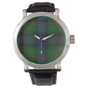 Montre Plaid bleu vert tartan Park