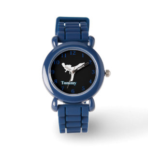 Montre Plan Taekwando et nom modifiable