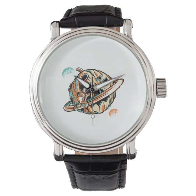 Montre Planète d'Halloween (devant)