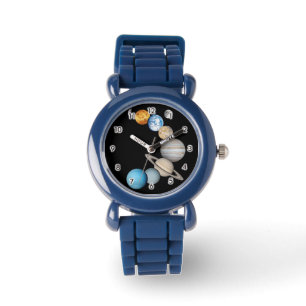 Montre Planètes du système solaire (Couleur modifiable)