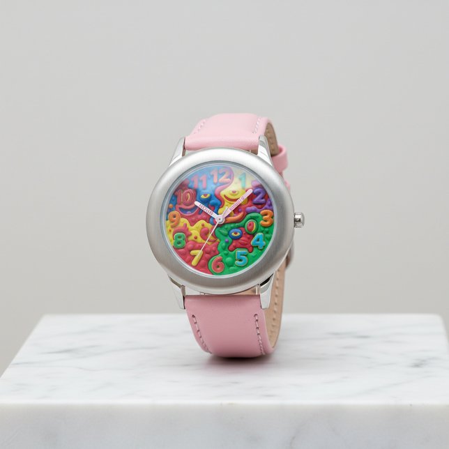 Montre Playful 3D Cute Blue Robot Watch for Kids Birthday (Créateur téléchargé)