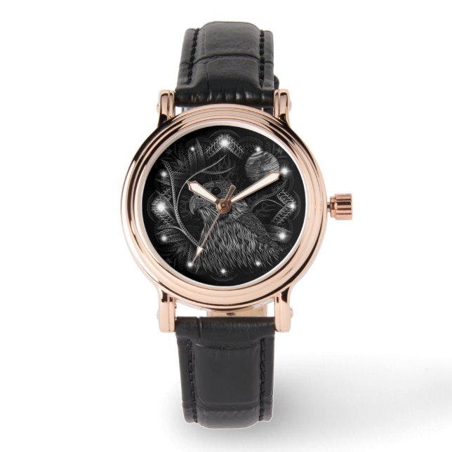 Montre Pleine lune de faucon (Recto)