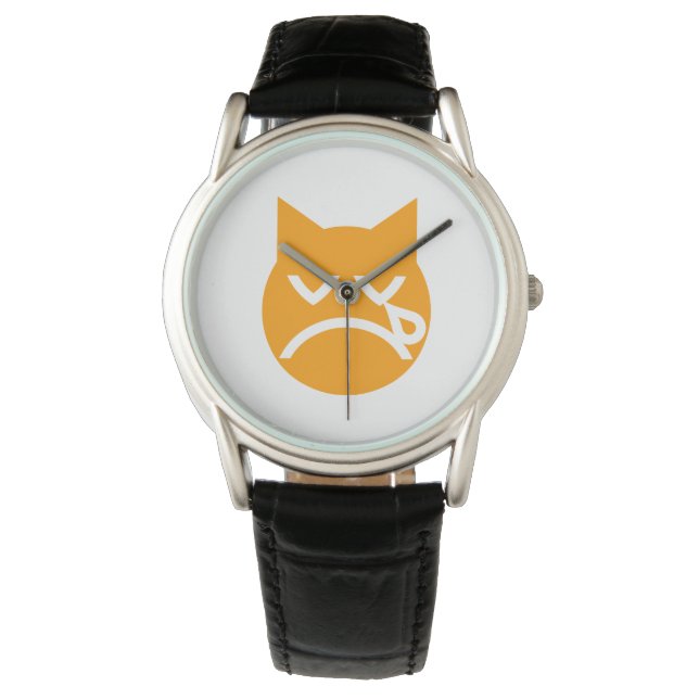 Montre Pleurer le chat Emoji (devant)