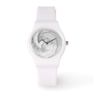 Montre Plumes blanches Ange ailes Abstrait victorien