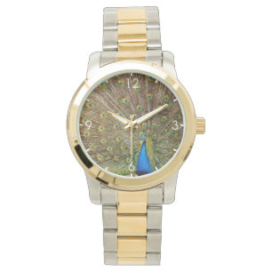 Montre Plumes de queue de paon