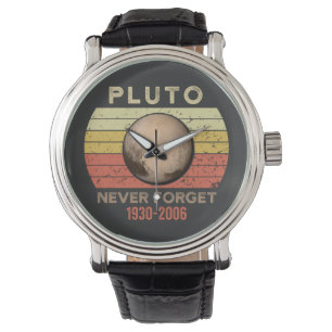 Montre pluto never forget, eris, moon, astronomy, astrono