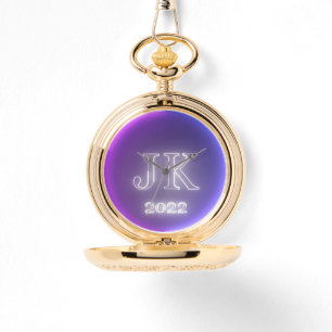 Montre Pocket Watch rose violet