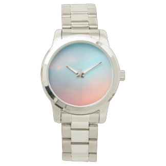 Montre Poignée Ethérée des nuages du coucher du soleil