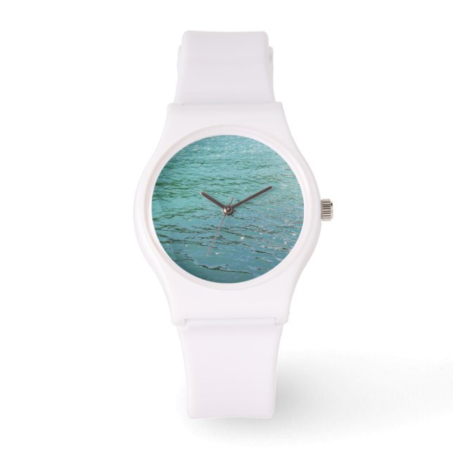 Montre poignet cool eau bleue (Recto)
