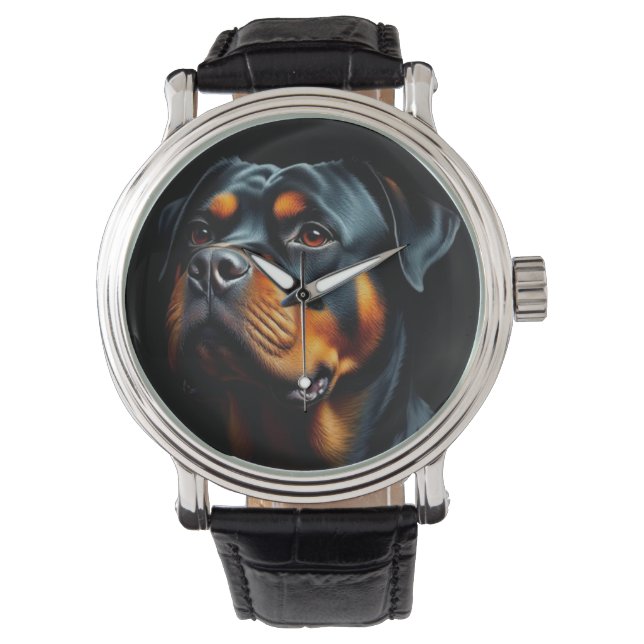 Montre poignet Rottweller (devant)