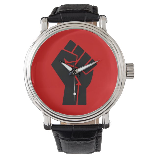 Montre Poing de la puissance noire (devant)