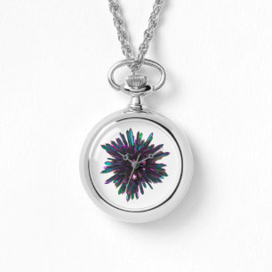 Montre *~* Point cristal Turquoise bleu pour femmes