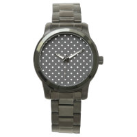 POINTS BLANCS ROCKABILLEMENT RÉTRO NOIRS WRIST WAT