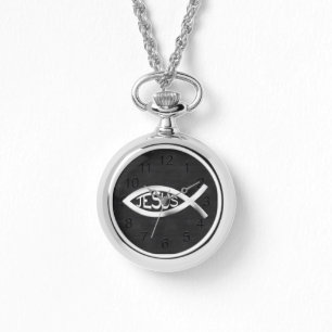 Montre Poisson chrétien de Jésus