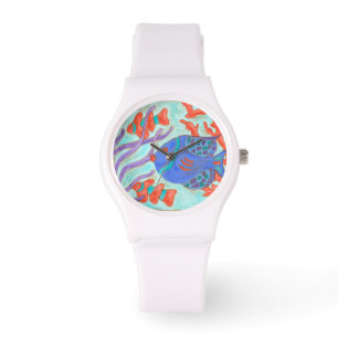 Montre Poisson de couleur pop