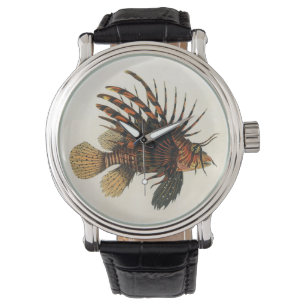 Montre Poisson vintage de Lion, Marine Océan Vie Animal