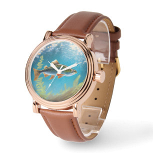 Montre Poisson volant de truite arc-en-ciel