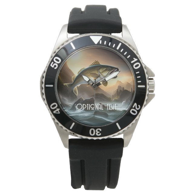Montre Poissons de grande taille dans les rapides (devant)