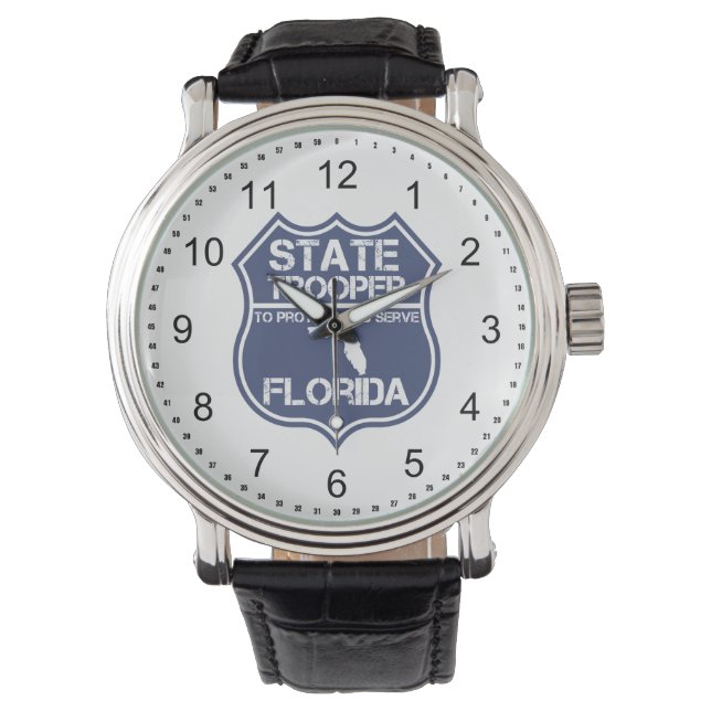 Montre Police De Floride Pour Protéger Et Servir (devant)