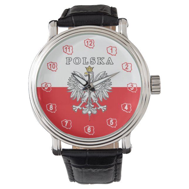 Montre Polska avec aigle polonais (devant)