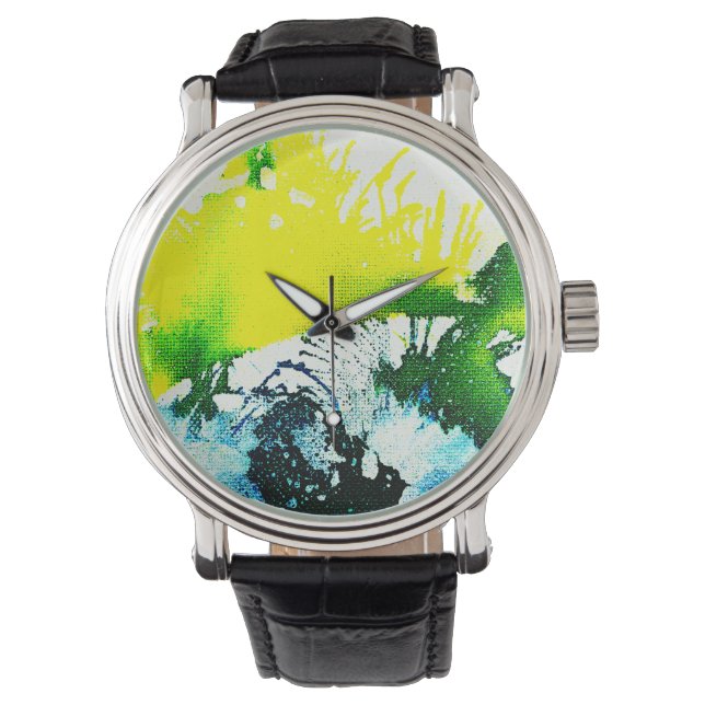 Montre Polychromoptique #2A par Michael Moffa (devant)