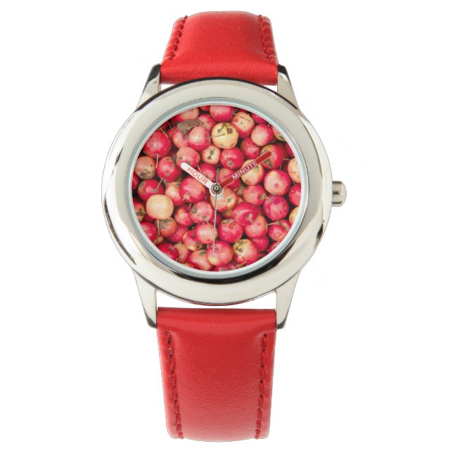 Montre Pommes biologiques (devant)
