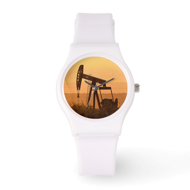 Montre Pompe Jack Pompage Huile Dans L'Ouest Du Texas, Ét (Recto)