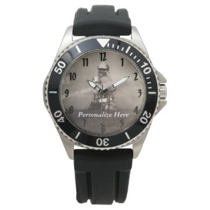 Montre Pompier Qui Travaille Les Lignes