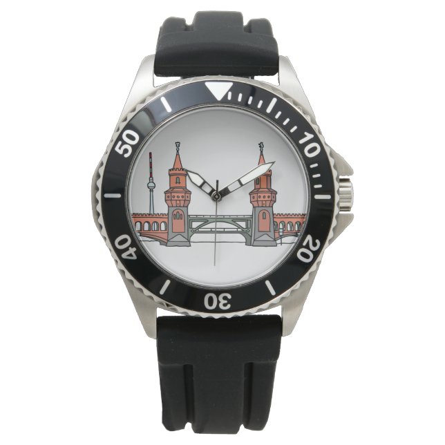 Montre Pont Oberbaum à Berlin (devant)