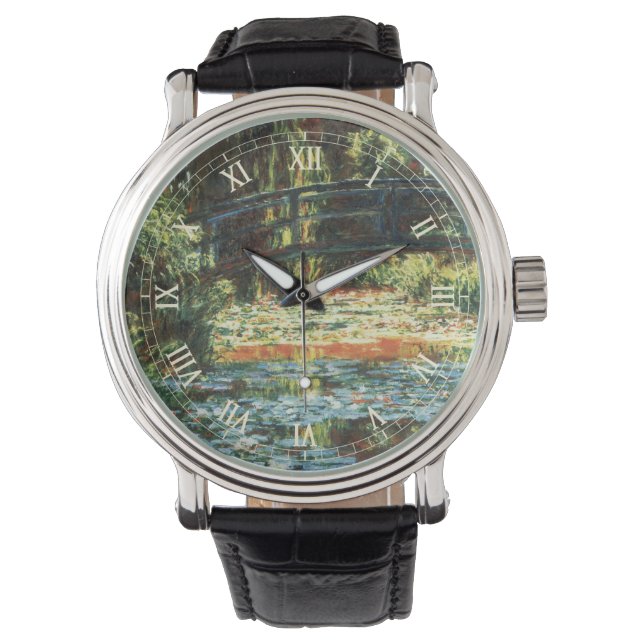 Montre Pont sur l'étang Nénuphar par Claude Monet (devant)