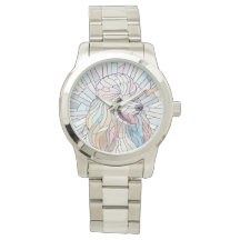 Poodle - mosaïque pastel