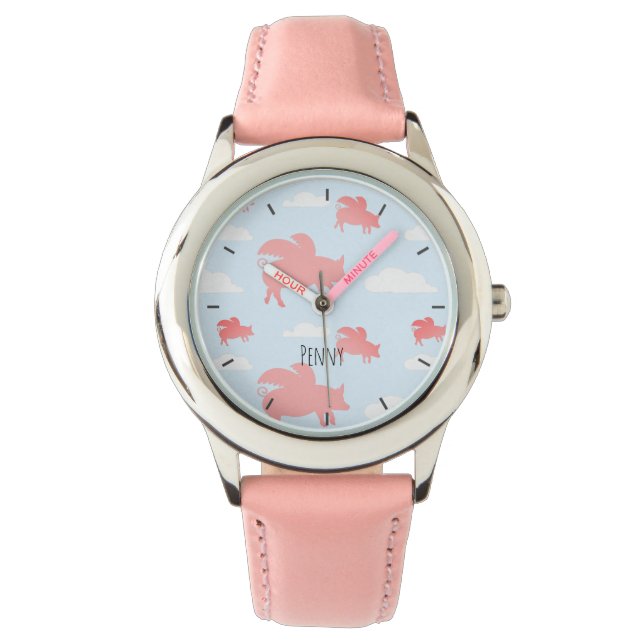 Montre Porcs volants lunaires (devant)