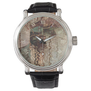 Montre Port de Trieste par Egon Schiele, Art Vintage