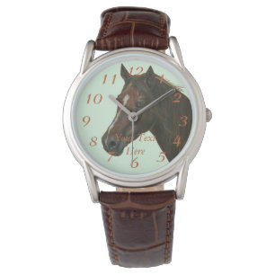 Montre portrait de chestnut mare cheval équine brun cheva