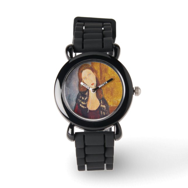 Montre Portrait de Jeanne Hebuterne par Amedeo Modigliani (Recto)
