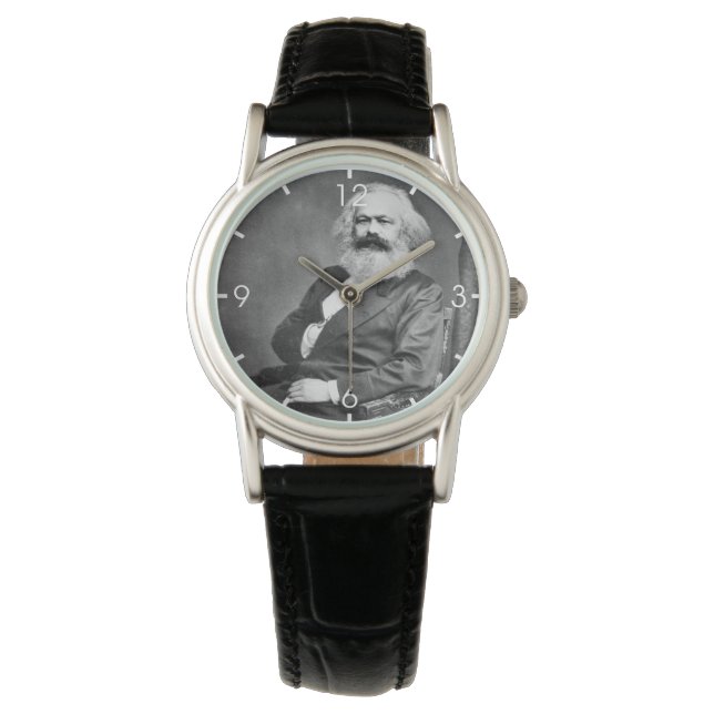 Montre Portrait de Karl Marx (Fondateur du marxisme) (devant)