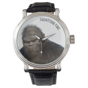 MONTRE PORTRAIT DE SASQUATCH BIGFOOT