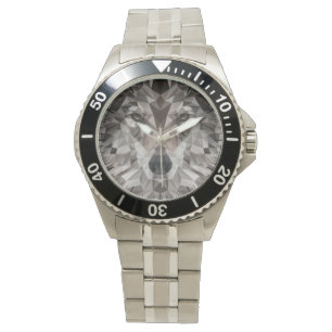 Montre Portrait géométrique Wolf Lone