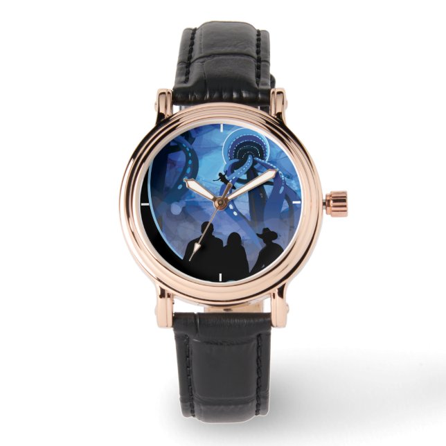 Montre Poster de voyage Retro Space - Jupiter's Moon Euro (Recto)