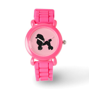 Montre pour enfant de jupe rose des années 1950