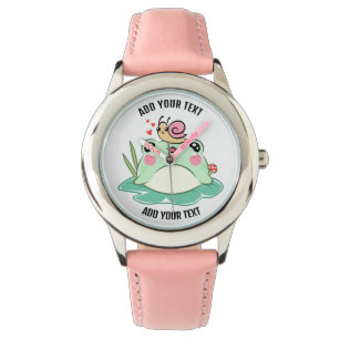 Montre pour enfant en acier inoxydable avec bracel