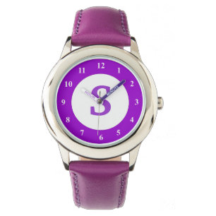 Montre pour enfant violet avec petite icône de mon
