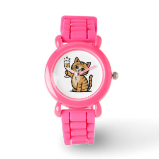 Montre pour enfants Chat Mignon – Cadeau d'anniver
